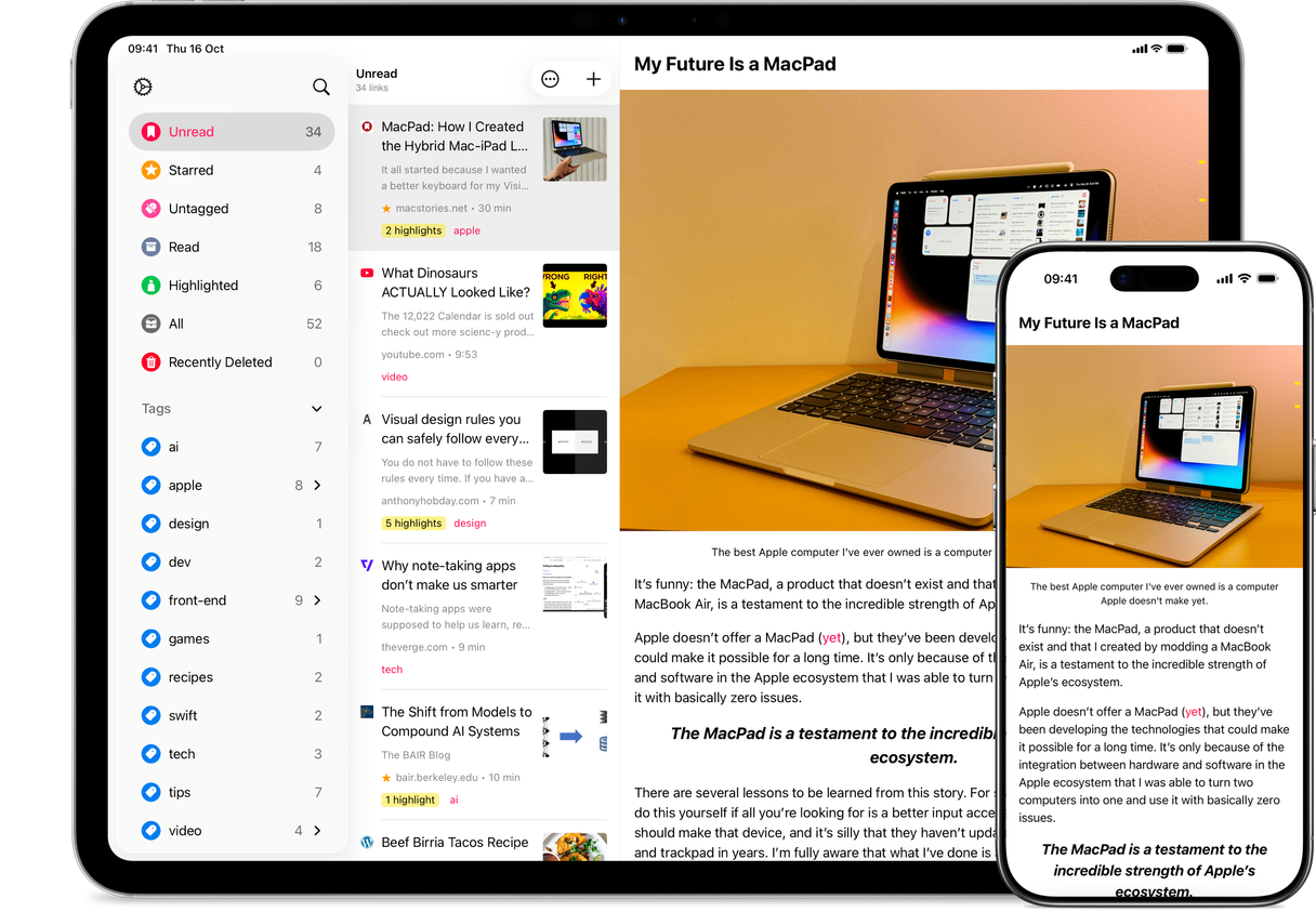GoodLinks in Light theme